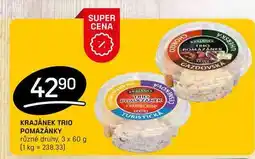 Flop KRAJÁNEK TRIO POMAZÁNKY různé druhy, 3 x 60 g nabídka