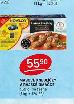 Flop MASOVÉ KNEDLÍČKY V RAJSKÉ OMÁČCE 450 g, mražené nabídka