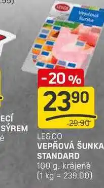 Flop VEPŘOVÁ ŠUNKA STANDARD 100g nabídka