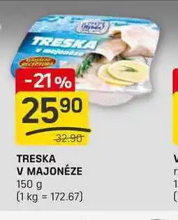 Flop TRESKA V MAJONÉZE 150 g nabídka