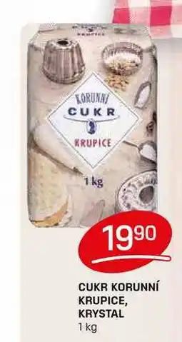 Flop CUKR KORUNNÍ KRUPICE, KRYSTAL 1 kg nabídka
