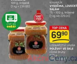 Flop POLÉVKY VE SKLE různé druhy 600 g nabídka