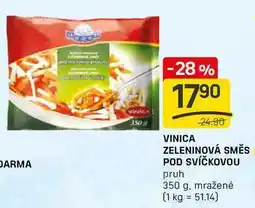 Flop VINICA ZELENINOVÁ SMĚS POD SVÍČKOVOU pruh 350 g, mražené nabídka