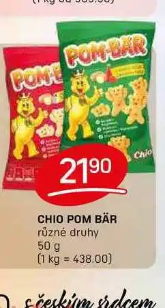 Flop CHIO POM BÄR různé druhy 50 g nabídka