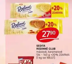 Flop SEDITA RODINNÉ CLUB máslové, karamelové 134- 140 g nabídka