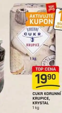 Flop CUKR KORUNNÍ KRUPICE, KRYSTAL 1 kg nabídka
