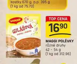Flop MAGGI POLÉVKY různé druhy 42-54 g nabídka