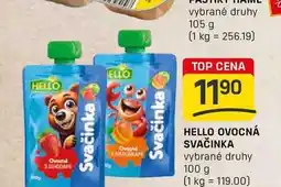 Flop HELLO OVOCNÁ SVAČINKA vybrané druhy 100g nabídka