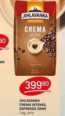 Flop JIHLAVANKA CREMA INTENSE, ESPRESSO ZRNO 1 kg, zrno nabídka