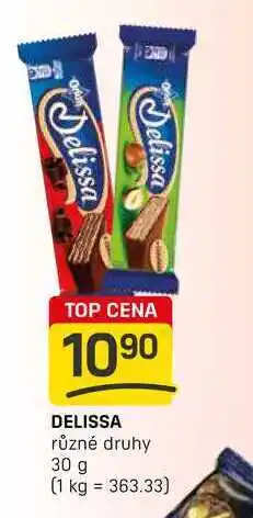 Flop DELISSA různé druhy 30 g nabídka