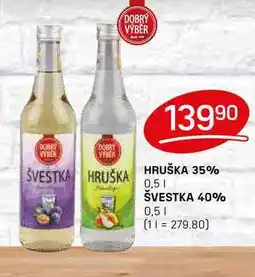 Flop ŠVESTKA 40% 0,5l nabídka
