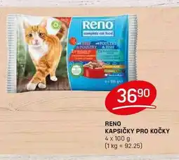 Flop RENO KAPSIČKY PRO KOČKY 4 x 100 g nabídka