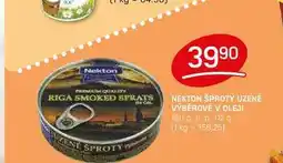 Flop NEKTON ŠPROTY UZENÉ VÝBĚROVÉ V OLEJI 160 g. p. p. 112 g nabídka