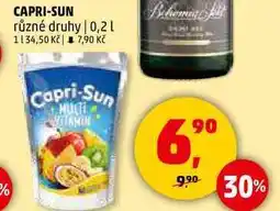 Penny Market CAPRI-SUN různé druhy, 0,2 l nabídka
