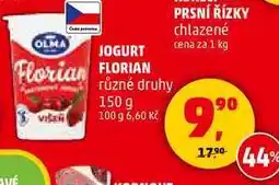 Penny Market OLMA JOGURT FLORIAN různé druhy, 150 g nabídka