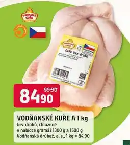 Trefa Vodňanské kuře A 1kg nabídka