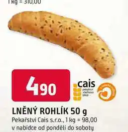 Trefa LNĚNÝ ROHLÍK 50 g nabídka