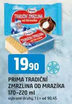 Trefa PRIMA TRADIČNÍ ZMRZLINA OD MRAZÍKA 170-220 ml nabídka
