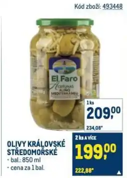Makro Olivy královské středomorske nabídka