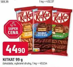 Trefa KITKAT 99 g čokoláda, vybrané druhy nabídka