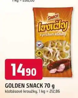 Trefa GOLDEN SNACK 70 g klobásové kroužky nabídka