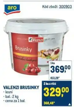 Makro Valenzi brusinky nabídka