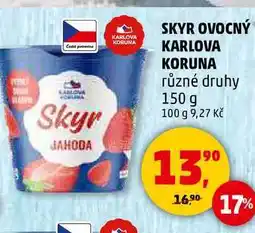 Penny Market SKYR OVOCNÝ KARLOVA KORUNA různé druhy, 150 g nabídka
