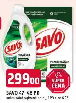 Trefa SAVO PRACÍ PRÁŠEK UNIVERZALNÍ 47-48 PD nabídka