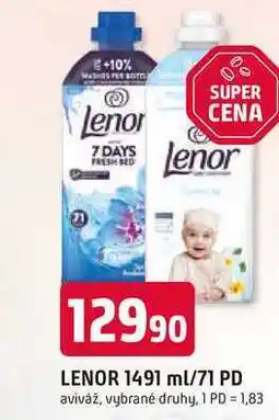 Trefa LENOR 1491 ml/71 PD aviváž, vybrané druhy nabídka