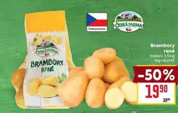 Billa Brambory rané baleni, 1,5 kg nabídka