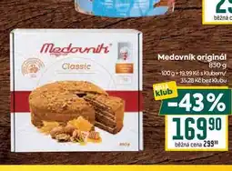 Billa Medovník originál 850 g nabídka