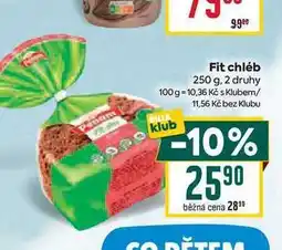 Billa Fit chléb 250 g nabídka