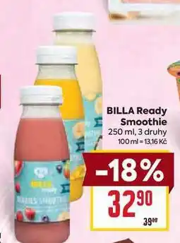 Billa BILLA Ready Smoothie 250 ml nabídka