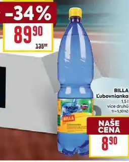 Billa BILLA Ľubovnianka 1,5l nabídka