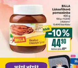 Billa BILLA Lískooříšková pomazánka 400 g nabídka