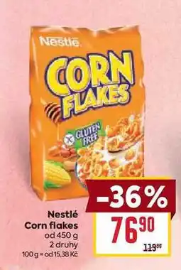 Billa Nestlé Corn flakes od 450 g nabídka