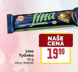 Billa Lina Tyčinka 50 g nabídka