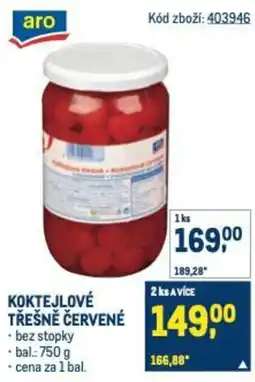 Makro Koktejlové třešně červené nabídka