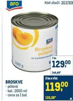 Makro Broskve nabídka