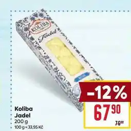 Billa Koliba Jadel 200 g nabídka