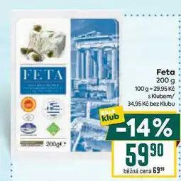 Billa Feta 200 g nabídka