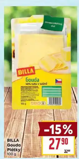 Billa BILLA Gouda plátky 100g nabídka