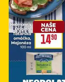 Billa Hellmann's Tatarska omáčka, Majonéza 100 ml nabídka