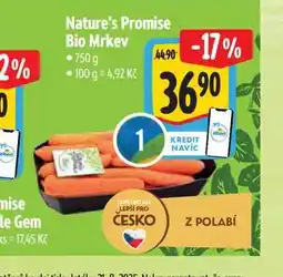 Albert Nature's Promise Bio Mrkev 750 g nabídka