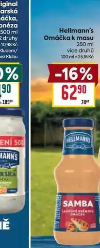 Billa Hellmann's Omáčka k masu 250 ml nabídka