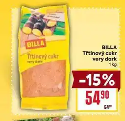 Billa BILLA Třtinový cukr very dark 1 kg nabídka