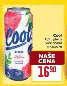 Billa Cool 0,51, plech nabídka