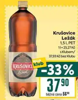 Billa Krušovice Ležák 1,51, PET nabídka