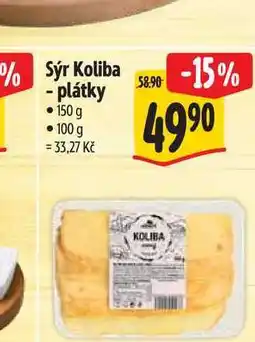 Albert Sýr Koliba - plátky 150 g nabídka