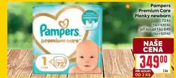 Billa Pampers Premium Care Plenky newborn 72 ks nabídka
